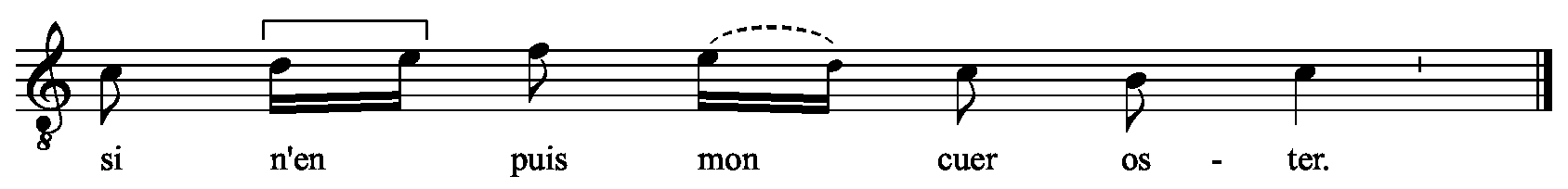 Refrain musical notation